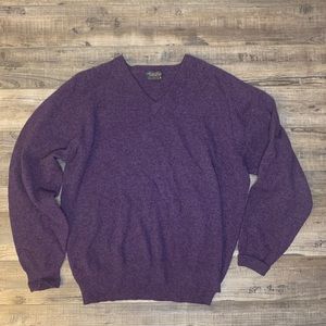 Brooks Brothers 100% Lambswool VNeck Sweater